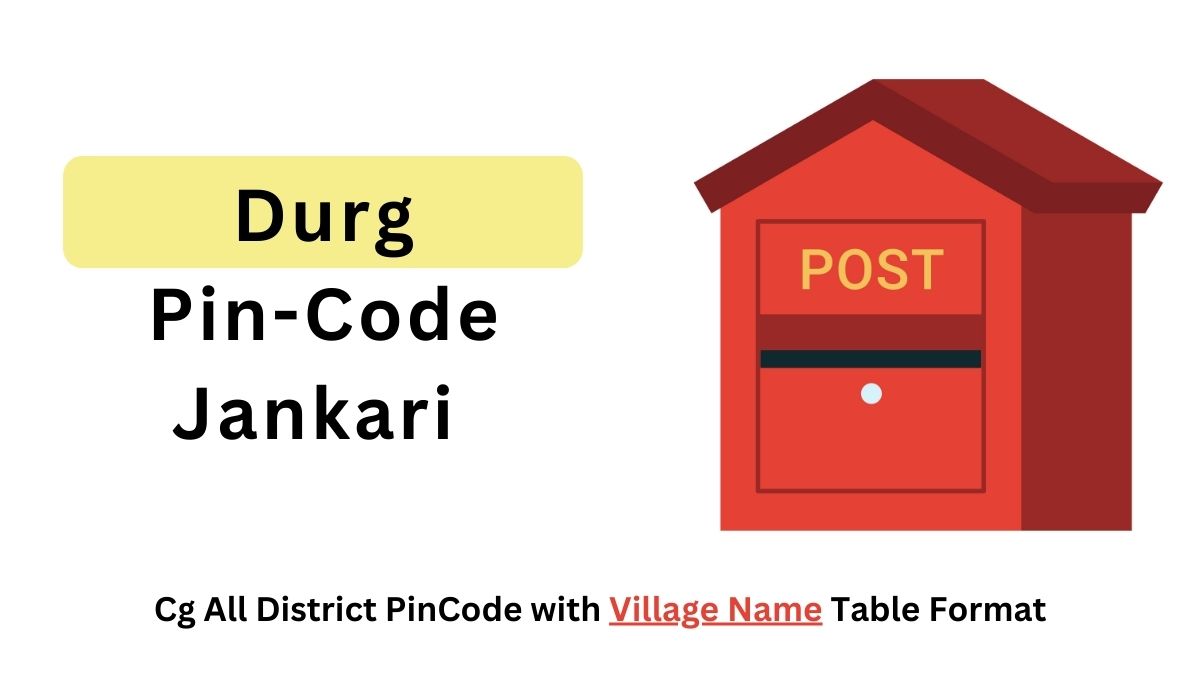 durg pin code list
